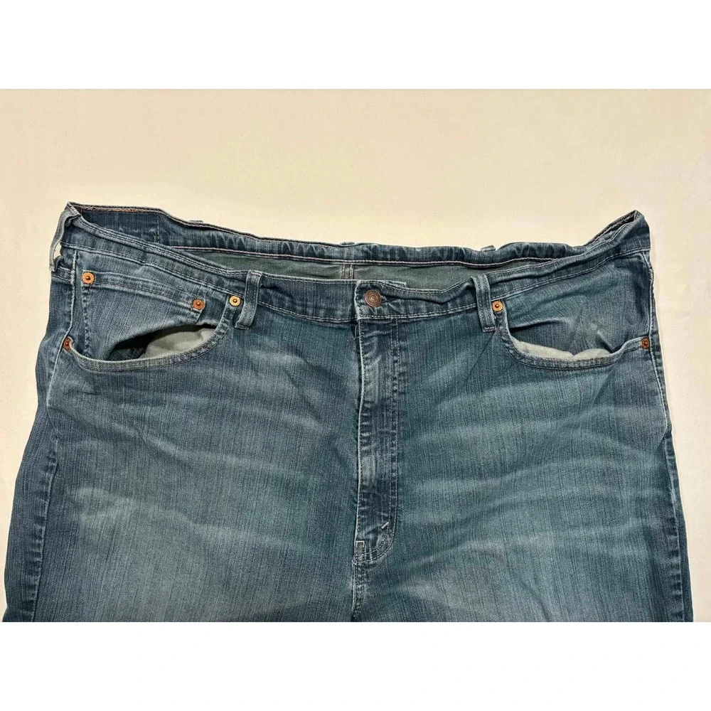 Levis 559 Relaxed Straight Mens Blue Denim Jeans 44x30 Medium Wash 0559-0067